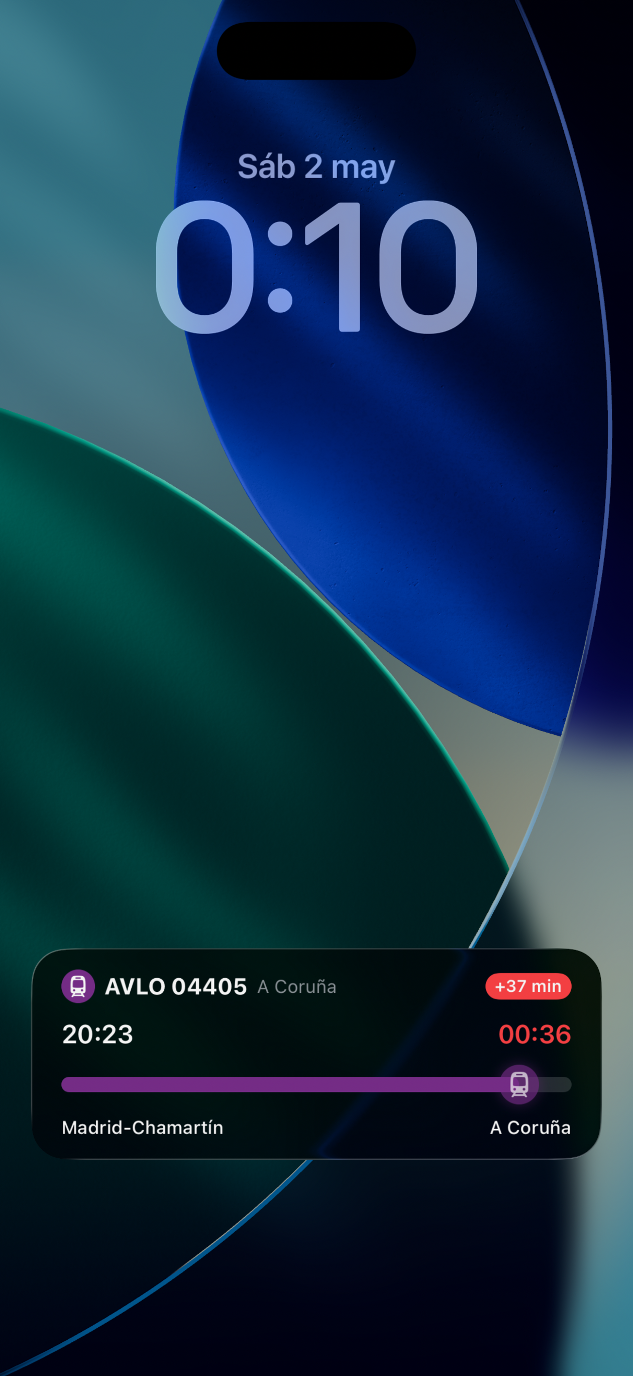 Live Activity pantalla de bloqueo